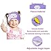 Kids Headphones, Volume Limiting with Ultra Thin Adjustable Speakers Soft Children Fleece Headband Sheep Toddler Headphones for Home and Travel - Llama
