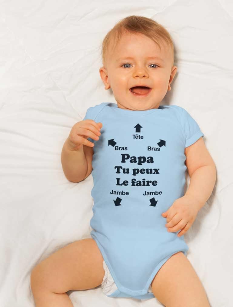 Green Turtle T Shirts Body Papa Tu Peux Le Faire Papa Naissance Annonce Grossesse Body Bebe Vetements Bodys Et Combinaisons