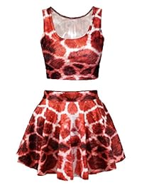 Pink Queen juego de 2 faldas plisadas para dama