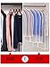 FABISON Garment Bags 60 Inch Lightweight Suit Bags Proof Clear Garment Covers Bags with Full Zipper Storage for Suits Dresses Pack of 6