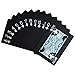Waterproof Poker Cards Black PVC Playing Cards Set Professional Poker Poker Deck Plastic Poker for Your Poker Pleasure (HOT)
