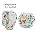 Dwave 2pcs Pack One Size Baby & Toddler Reusable Washable Swim Diapers (Zoo Animals)