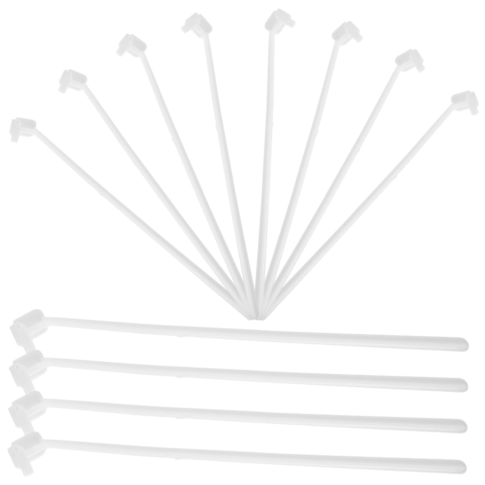 CIYODO Car Window Flagpole Frames 12 Pack Vehicle Flag Holders Clip-on for Festival Team Safety National Flags Easy Installation Durable Design