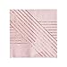 Harlow & Grey Amethyst Party Napkin Set, 20 Ct, 6.5” Disposable Paper Cocktail, Bar, Dessert Napkins for Birthday, Wedding, Shower, Anniversary, Engagement, Holiday, Pale Pink w/Rose Gold Stripe