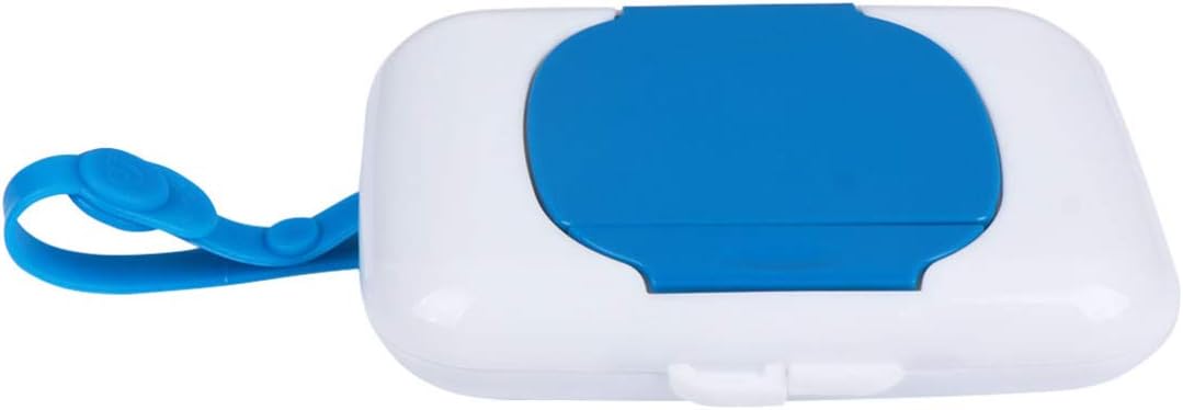 Healifty Portable Wet Tissue Case Baby Wipes Dispenser Lightweight Travel Holder with Belt for Stroller Pram Infant Outdoor Storage Box - Image 3