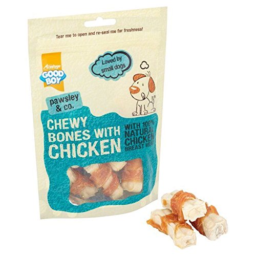 Good Boy Chewy Mini Bones with Chicken 80g (PACK OF 6)