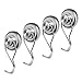 30 LB Swivel Swing Powerful Magnetic Hooks, Magnetic Swivel Hooks Heavy Duty Super Strong Hook with Strong Neodymium Magnet Hook for Home, Kitchen, Workplace, Office and Garage - 4 Pieces