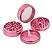 Pink Bow Grinder - 2.5 Inch Herb Grinder- First Designer Grinder- The Best Rated Herb, Tobacco, Spice Grinder- 4-piece Anodized Aluminum