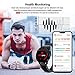 GOKOO Smart Watch for Men Women with All-Day Heart Rate Blood Pressure Full Touchscreen Stopwatch Sleep Monitor Waterproof Calorie Counter,Black