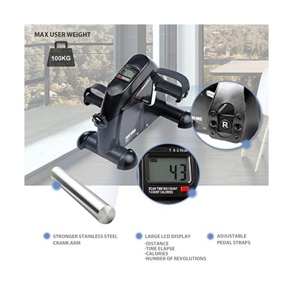 Ultrasport-Mini-Bike-Exercise-Bike-movement-trainer-arm-and-leg-trainer-pedal-trainer-for-young-and-old-with-training-computer-adjustable-resistance-exercise-equipment-for-home-and-office Ultrasport Mini Bike, Compact Exercise Bike, Arm And Leg Exerciser, Pedal Exerciser Ideal For Seniors
