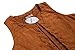 HOTOUCH Country Concert Outfits for Women Fringe Vest Leather Vest Cowgirl Top Faux Suede Vest Ethnic Lightweight Sleeveless Long Vest Boho Jacket Brown S