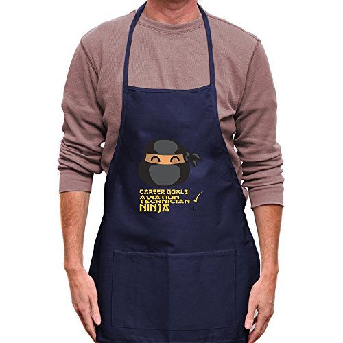 Teeburon Career Goals Aviation Technician Ninja Apron