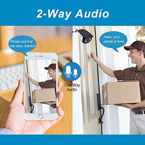 image for 5MP Outdoor Security Camera, SV3C WiFi Wireless 5 Megapixels HD Night 