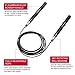 TOMSHOO Adjustable Speed Jump Rope, Lightweight Skipping Cable Wire, Home, Gym, Fitness, Boxing, Training, Workout, Exercise