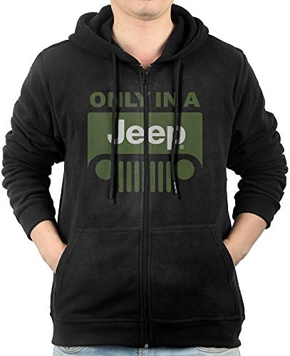 Men Hoodie Only In Jeep Logo Zip Sweatshirt