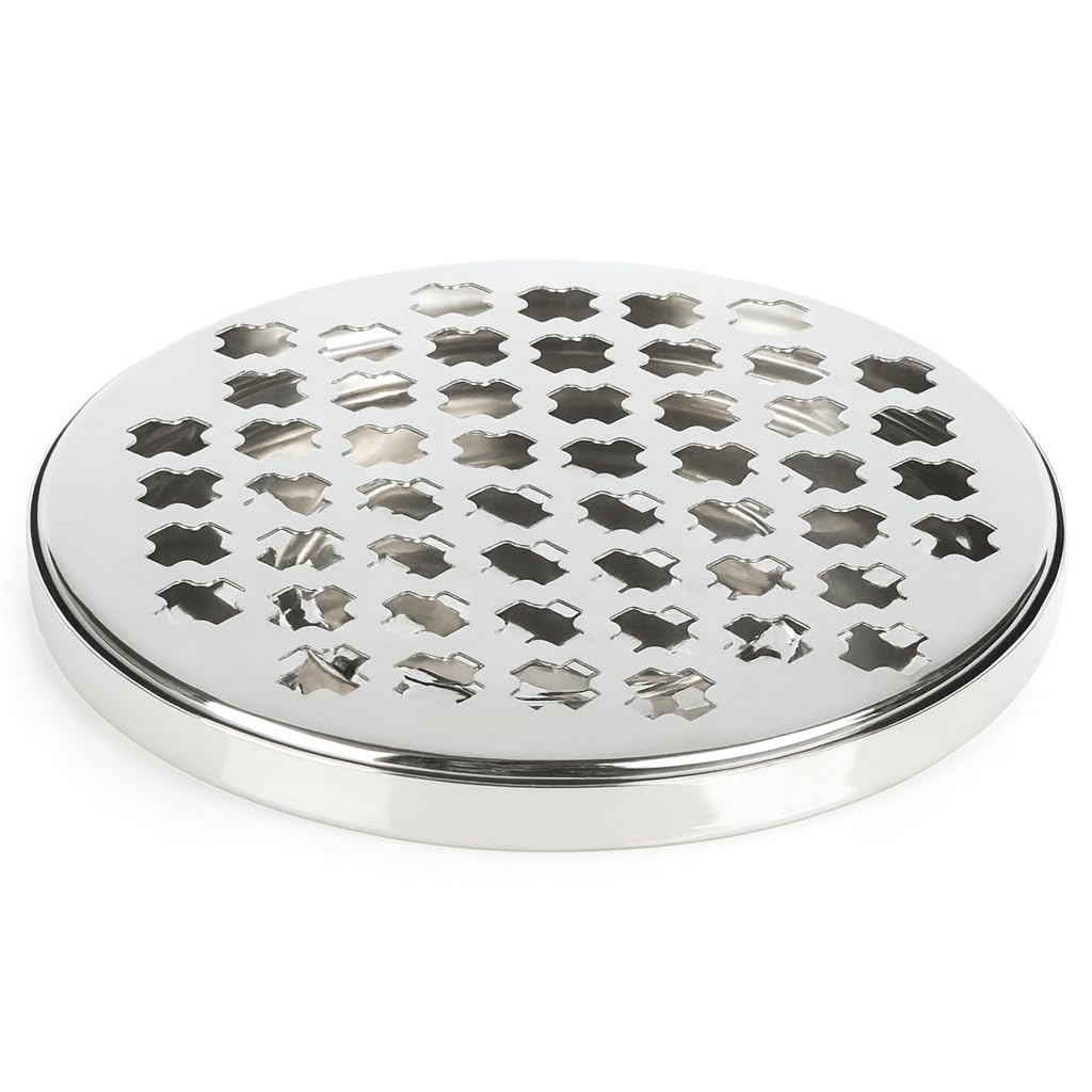 BarBits Stainless Steel Round Drip Tray 6" - Small Drip Tray Mat Perfect for Thimble Measures & Mixing Cocktails