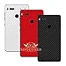 SopiGuard Essential Phone PH1 Carbon Fiber Rear Panel Precision Edge-to-Edge Coverage Easy-to-Apply Vinyl Skins (3 x Black Red White)
