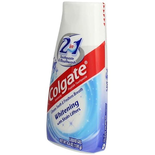 COLGATE 2-IN-1 WHITENING WITH STAIN LIFTERS TOOTHPASTE 4.60 OZ (4 PACKS)