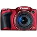 Canon Powershot SX400 is 16.0 MP Digital Camera with 30x Optical Zoom and 720p HD Video (Red)