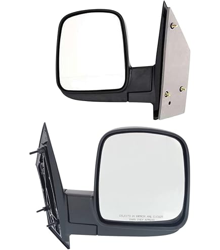 Kool Vue Manual Mirrors For Chevy Silverado/GMC Sierra 1999-2006 - Textured Black Non-Electric