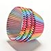 Yosoo 100 Pcs Rainbow Paper Cake Cup Colorful Standard Baking Cups Baking Paper Cup Baking Muffin Liner for Baking Cake, Biscuit