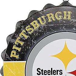 FOCO Pittsburgh Steelers NFL Metal Distressed