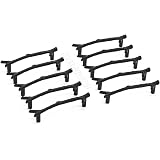 25-Pack Bronze Twig Branch Cabinet Pulls - Zinc Alloy, 96mm (3.78") Hole Centers, Decorative Furniture Handles