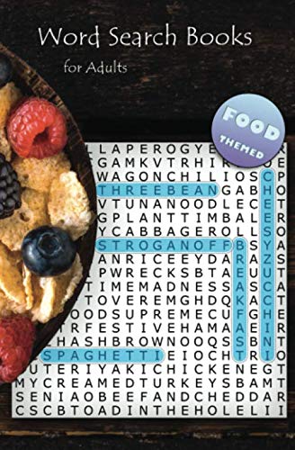 Word Search Books For Adults: Food by Allen Nelson
