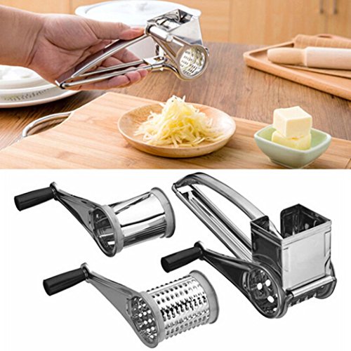 Morrivoe French Fry Cutter Stainless Steel Vegetable Potato Cutter with 2 Interchangeable Blades Potato Chips Maker - Thumbnail 3