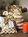 Appleby Lane Reusable Fabric Gift Bags (Standard Set, Gold) Set of 5 bags, three 12x16 inch and two 8x10 in bags