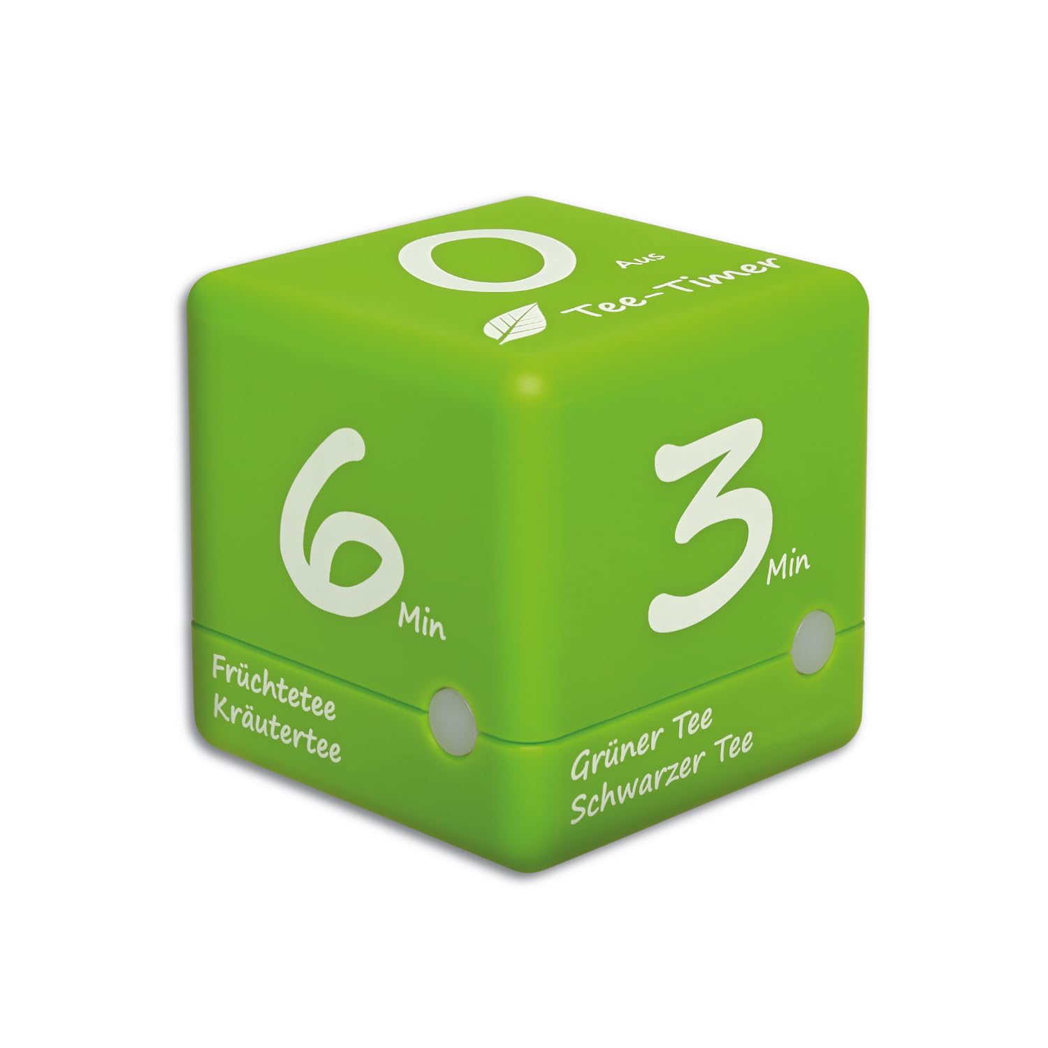 TFA Dostmann Digital Tea Timer, 38.2035.04, Ideal Brewing Time, Tea Accessories, Timer, Green, L 60 x W 60 x H 60 mm