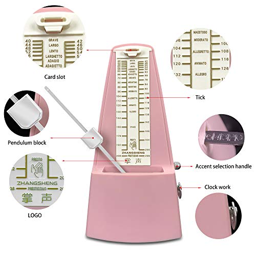 ZhangSheng C510 Classic Mechanical Metronome, universal metronome for