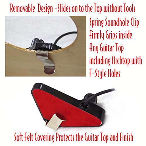Performance Plus GSP-1 Acoustic Guitar Soundhole Pickup with 9 Foot Cable and 1/4" Plug - Thumbnail 3