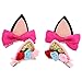 FIOBEE 3-6 Pcs Cute Hair Clips for Baby Toddler Princess Barrettes Hair Accessories (Pink)