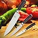 ISSIKI Cutlery 3 Knife Set, GYUTO 8inch Chef's Knife & 5inch Utility & 3.5inch Paring Directed by Japanese, Impressive Deluxe Gift Box, Stainless Steel Blade w/ Prolonged Sharpness, Pakkawood Handle
