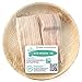 Eco-Friendly Disposable Dinnerware Set of 75 Party Supplies: Large 10