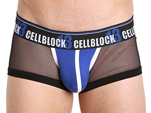 Cell Block 13 Dark Room Backless Jock Trunk Blue