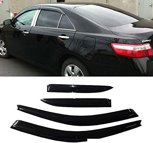 AutoCat 4pc Sun/Rain Guard Wind Deflector Vent Shade Window Visor For 97-01 Camry