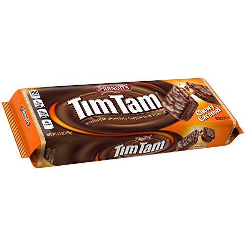 Arnott's Tim Tam Biscuit, Caramel, 6.2 Ounce (Pack of 12)