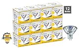 Oxford Light (12 Pack) MR16 Halogen Bulb 12v 50w EXN Halogen Light Bulb, 12 Volt 50 Watt GU5.3 Halogen Bulb Lamp