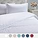 Bedsure Duvet Cover Set with Zipper Closure-White Diamond Pattern, Full/Queen (86