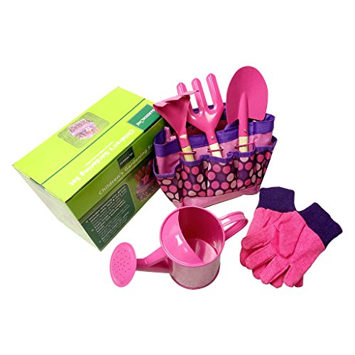 W-ZIYUI Little Gardener Tool Set with Bag Kids Children Gardening Boys Girls Gift Toys