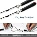CPOKOH Speed Jump Rope Best Skipping Exercise, Boxing, Crossfit, Fitness, MMA Nylon Bag & Extra Professional Sports Cable to Fit Adults, Men, Women Kids (Plastic Grip)