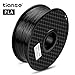 TIANSE PLA Filament 1.75mm PLA 3D Printer Filament, 1kg Cardboard Spool (2.2 lbs), Dimensional Accuracy +/- 0.03mm (Black 1-Pack)