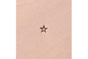 Super Small Star Leather Stamp 5/32" (4.5 mm) Z610 by Stecksstore