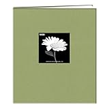 Pioneer 8 1/2 Inch by 11 Inch Postbound Frame Cover Memory Book, Sage Green
