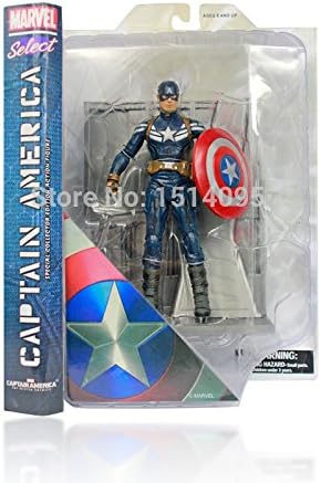 7 18CM Marvel Select Captain America: The Winter Soldier Special Collector Edition Action Figure Model Toy CA102