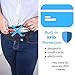 Geo Belt | Best Travel Money Belt Fanny Pack For Men and Women - Slim, Hidden, Discrete Waist Fanny Pack Wallet With Secure RFID Protection - Hands Free Carry Passport, Sanitizer, Mask - Bonus EU Travel Adapter