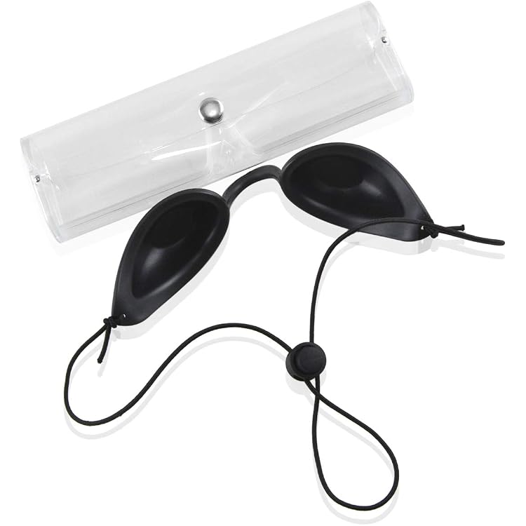 2pcs Frameless Metal Laser Goggles - 190-14000nm OD7+ For IPL/Laser Protection
