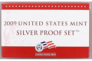 US MINT 2009 S U.S. Mint 18-coin Silver Proof Set - OGP box & COA Proof